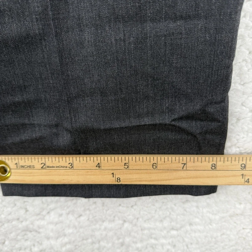 Banana Republic Dress Pants Mens 33x30 Gray Slim Fit Wool Lined Office Wear‎
